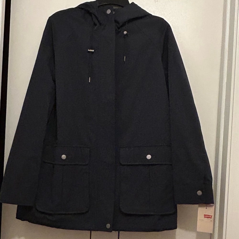 Women's Levi’s Blue Hooded Parka Jacket
